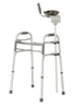 Picture of Two-Button Folding Rolling Walkers with 5" Wheels