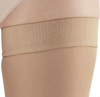 Picture of AW Style 265 Microfiber Opaque Open Toe Thigh Highs w/Dot Silicone Band- 20-30 mmHg- Natural