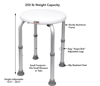 Picture of Compact Round Shower Stool