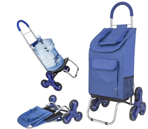 Picture of Blue Shopping Grocery Foldable Cart