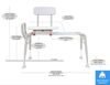 Picture of Swivel Sliding Ergo Transfer Bench