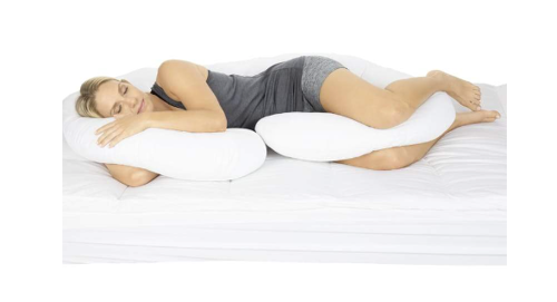 Picture of C-Shaped Body Pillow-White