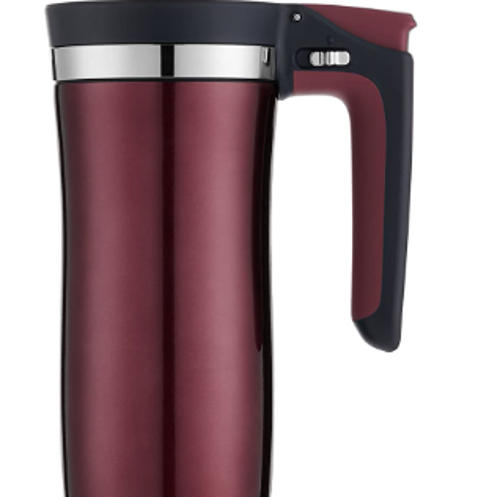 Picture of Stainless Steel Travel Mug with Easy-Clean Lid, 16 oz.