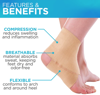 Picture of Elastic Ankle Brace for Gymnastics, Dance & Athletic Support 2XL (Men's Shoe Size 13.5 +)