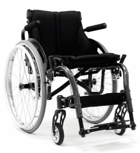 Picture of S-ERGO-ATX Ultra Lightweight Wheelchair, 15.4 lbs, 14” W x 15” D, Diamond Black, 21" total width