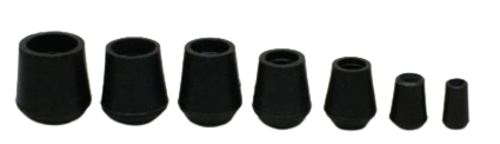 Picture of Commode, Walker, Crutch and Cane Tips, Pack of 2