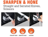 Picture of Knife & Scissors Sharpener with Suction Cup