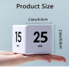 Picture of Cube Timer, Kitchen Timer for Time Management and Countdown Settings