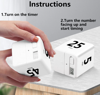 Picture of Cube Timer, Kitchen Timer for Time Management and Countdown Settings