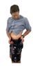 Picture of Neoprene Ostomy Bag Cover Vertical Style