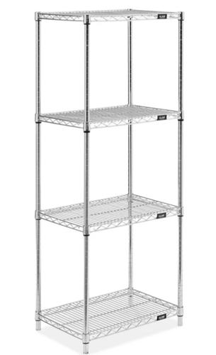 Picture of Chrome Wire Shelving Unit - 24 x 18 x 63"