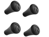 Picture of Mounts X-Grip Rubber Cap 4-Pack Replacement (Black)