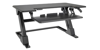 Picture of Standing Desk Riser With Keyboard Tray, 35.4''W x 5.1"-19.3''H x 23.2''D, Black