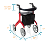 Picture of Let’s Fly Rollator- Graphite