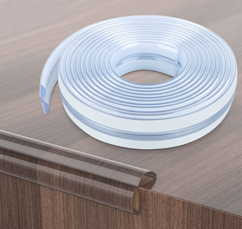Picture of Baby Proofing Edge Protector Strip-Clear .4 x .4"W (6.6'L)