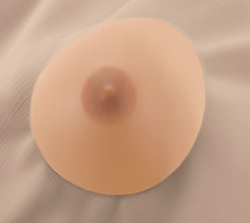 Picture of Breast Form Style 507 Post Lumpectomy Form Dark Nipple- Beige
