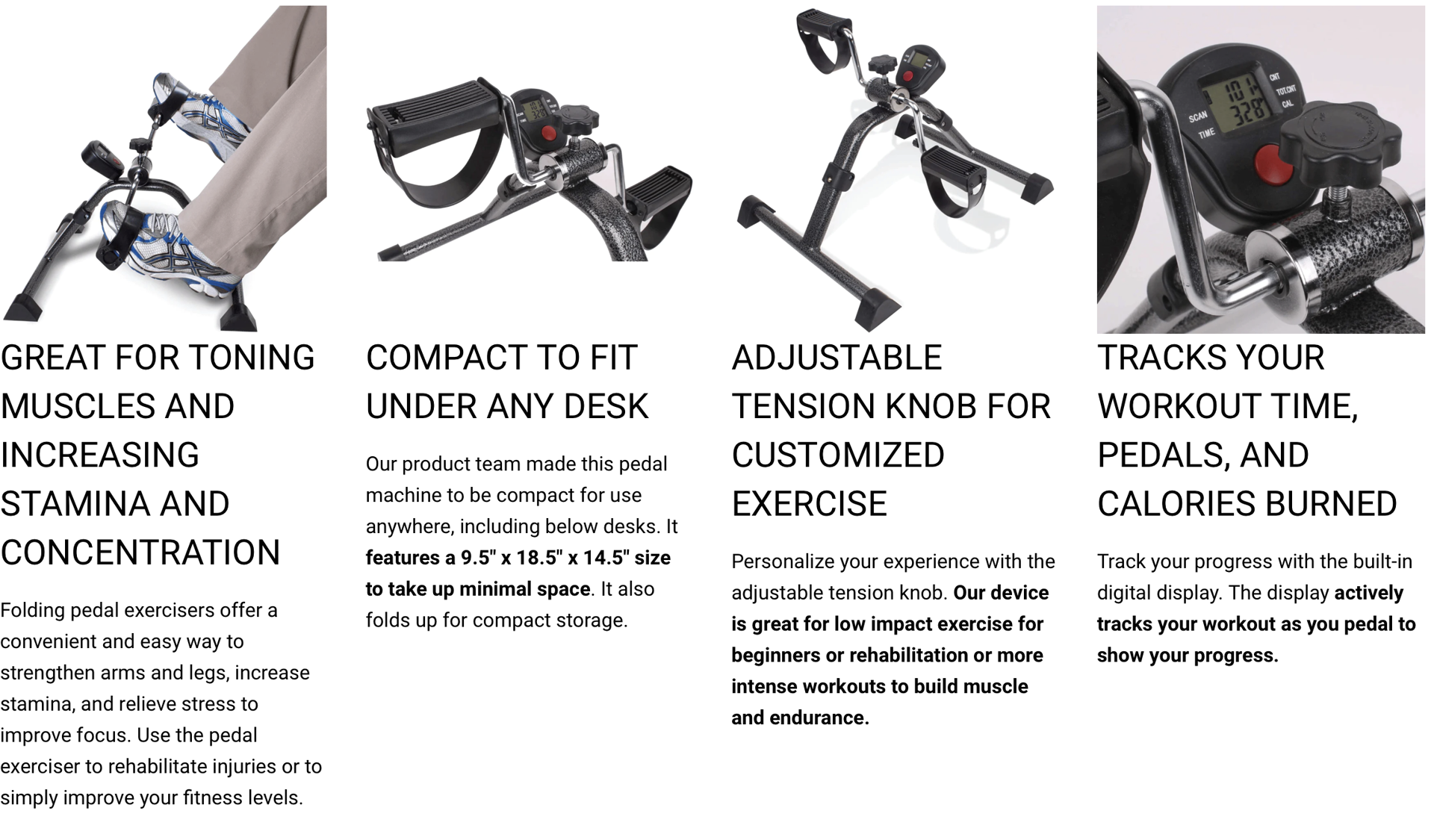 healthex digital pedal exerciser