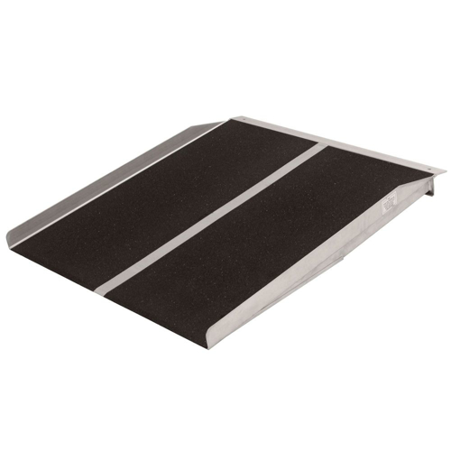 Picture of 4' L x 36" W 8" H - PVI Aluminum Solid Threshold Ramp