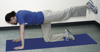 Picture of CanDo Yoga Mat, Blue, 68" x 24" x 0.25"