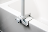 Picture of Bathtub Security Pole and Curve Grab Bar