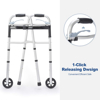 Picture of Adjustable Width Narrow Rolling Walker