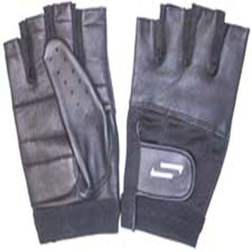 Picture of Wheelchair Gloves with Leather Back, Half Finger Full Thumb