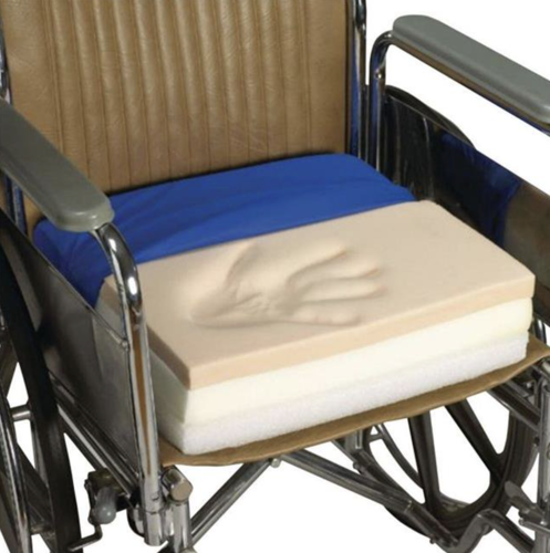Picture of Tri-Foam Gel-Infused Visco Wheelchair Cushion Standard & Bariatric Sizes