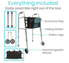 Picture of Tall Folding Rolling Walker