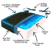Picture of Skil-Care Standard Gel-Foam Wheelchair Cushion