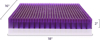 Picture of Purple Double  Seat Cushion | Pressure Reducing Grid