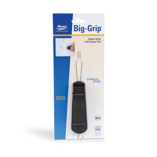 Picture of Big-Grip Button Hook with Zipper Pull