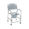 Picture of Aluminum Shower Chair and Commode with Castors
