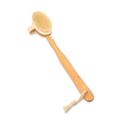 Picture of Long Handle Boar Bristles Dry Body Brush