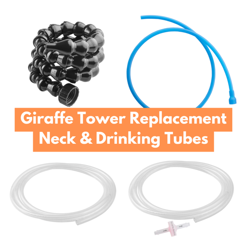 Picture of Giraffe Tower Replacement Necks and Drinking Tubes
