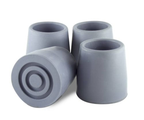 Picture of Walker/ Commode Tips 1" Gray - 4pk