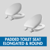 Picture of Padded Toilet Seat for Easy Cleaning