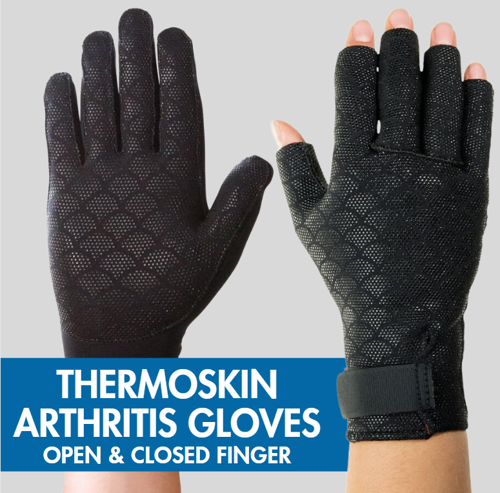 Picture of Open & Closed Finger Thermoskin Arthritis Gloves