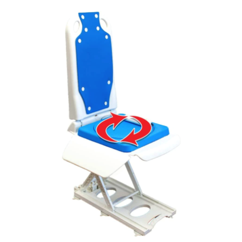 Picture of Tranquilo Premium Electric Bath Lift with Padded Safeswivel Rotating Seat  and Electric and Recline