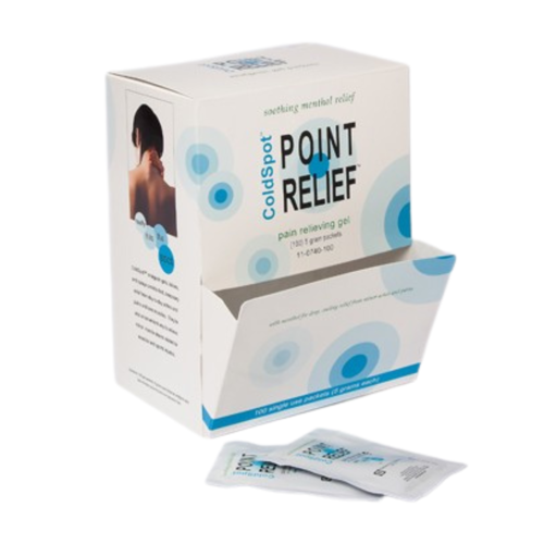 Picture of Point Relief ColdSpot Lotion - Dispenser Box of 100 Gel Packet (5 gm)