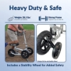 Picture of KneeRover PRO All Terrain Knee Scooter with Shock Absorber - Silver