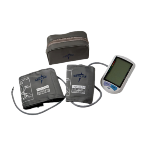 Picture of Medline Elite Automatic Digital Blood Pressure Monitor Plus, Adult Cuff and Adult Large