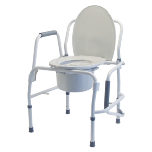 Picture of Lumex Silver Collection Steel Drop Arm 3-in-1 Commode