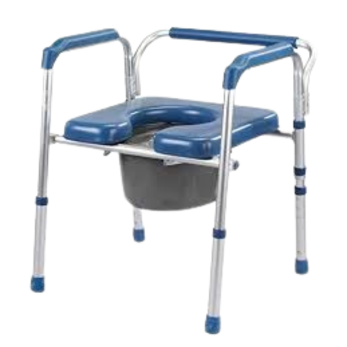 Picture of 4-in-1 Folding Commode with Padded Seat