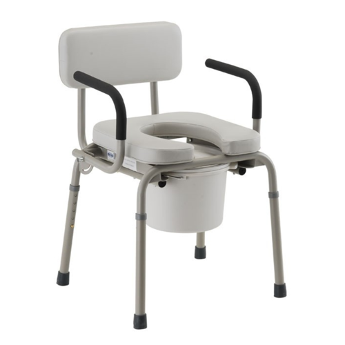 Picture of Padded Drop-Arm Commode