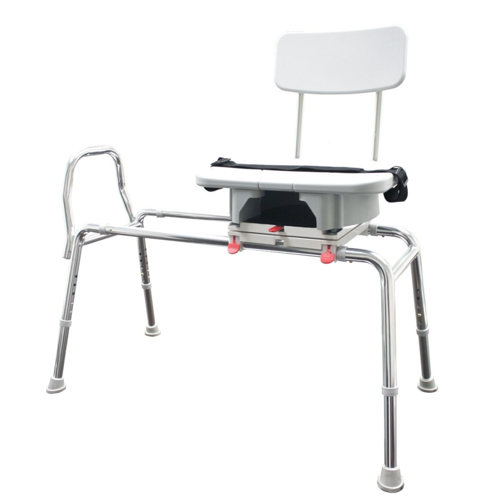 Picture of Sliding Transfer Bench with Replaceable Cut Out Swivel Seat