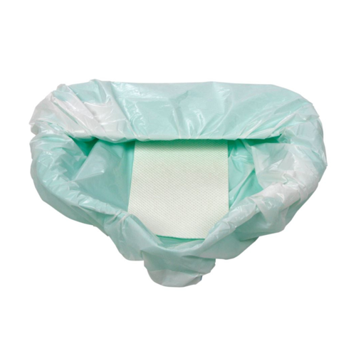 Picture of CareBag Bedpan Liner with Super Absorbent Pad White, Pack of 20