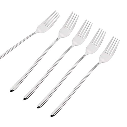 Picture of 5pcs Long-handled Stainless Steel Forks