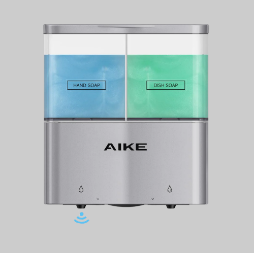 Picture of Touch-Free Shower Shampoo Dispenser Wall Mount w/ 2 Chambers  