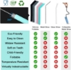 Picture of Reusable Silicone Drinking Straws
