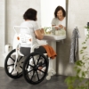 Picture of Etac Clean 24" Self-Propelled Wheelchair Shower/Commode Combo Chair